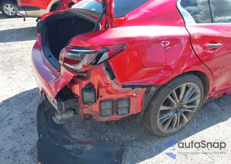 2020 Infiniti Q50 Red Sport 400 from USA, damaged, VIN JN1FV7AP0LM630262